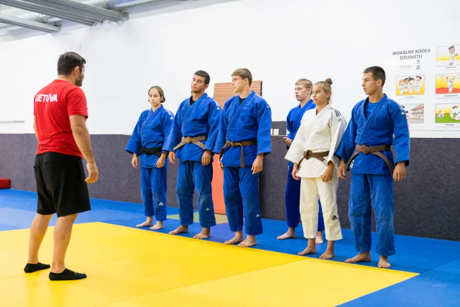 Dziudo komanda EJOF / Kipro Štreimikio nuotr.