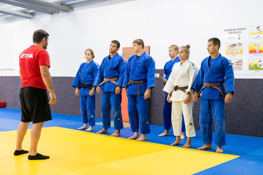Dziudo komanda EJOF / Kipro Štreimikio nuotr.