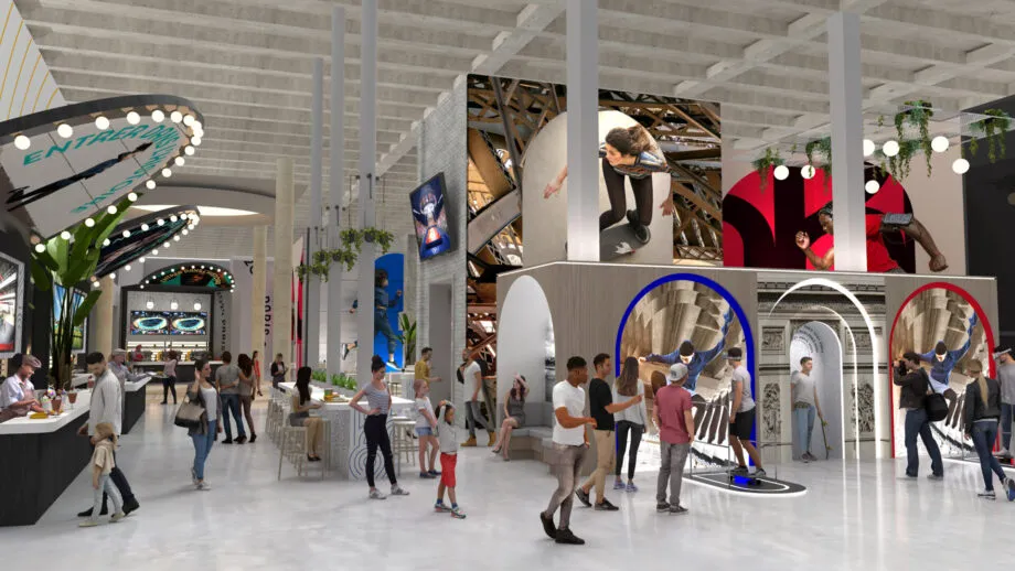 „CLUBHOUSE 24“ zona. („Paris2024“ nuotr.).