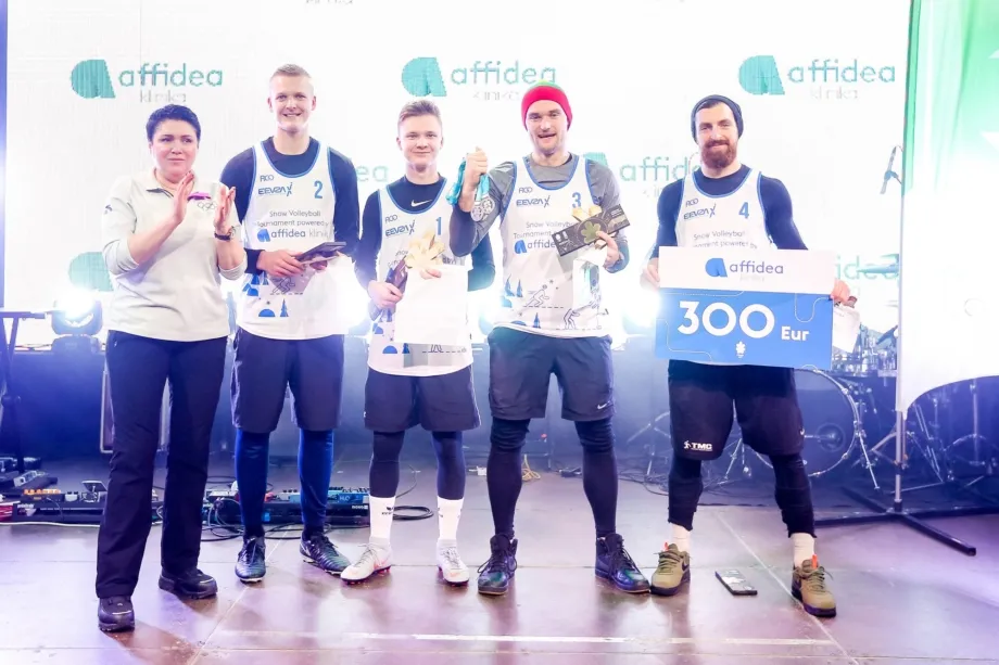 Vyrų čempionate triumfavo ir kelialapį į Europos sniego tinklinio čempionatą pelnė „Antivio“ kvartetas – Lukas Každailis, Artūras Vasiljevas, Artūras Vincelovičius ir Mantas Donėla.