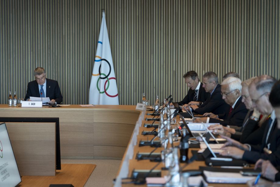 TOK Vykdomojo komiteto posėdis (Greg Martin/IOC nuotr.)