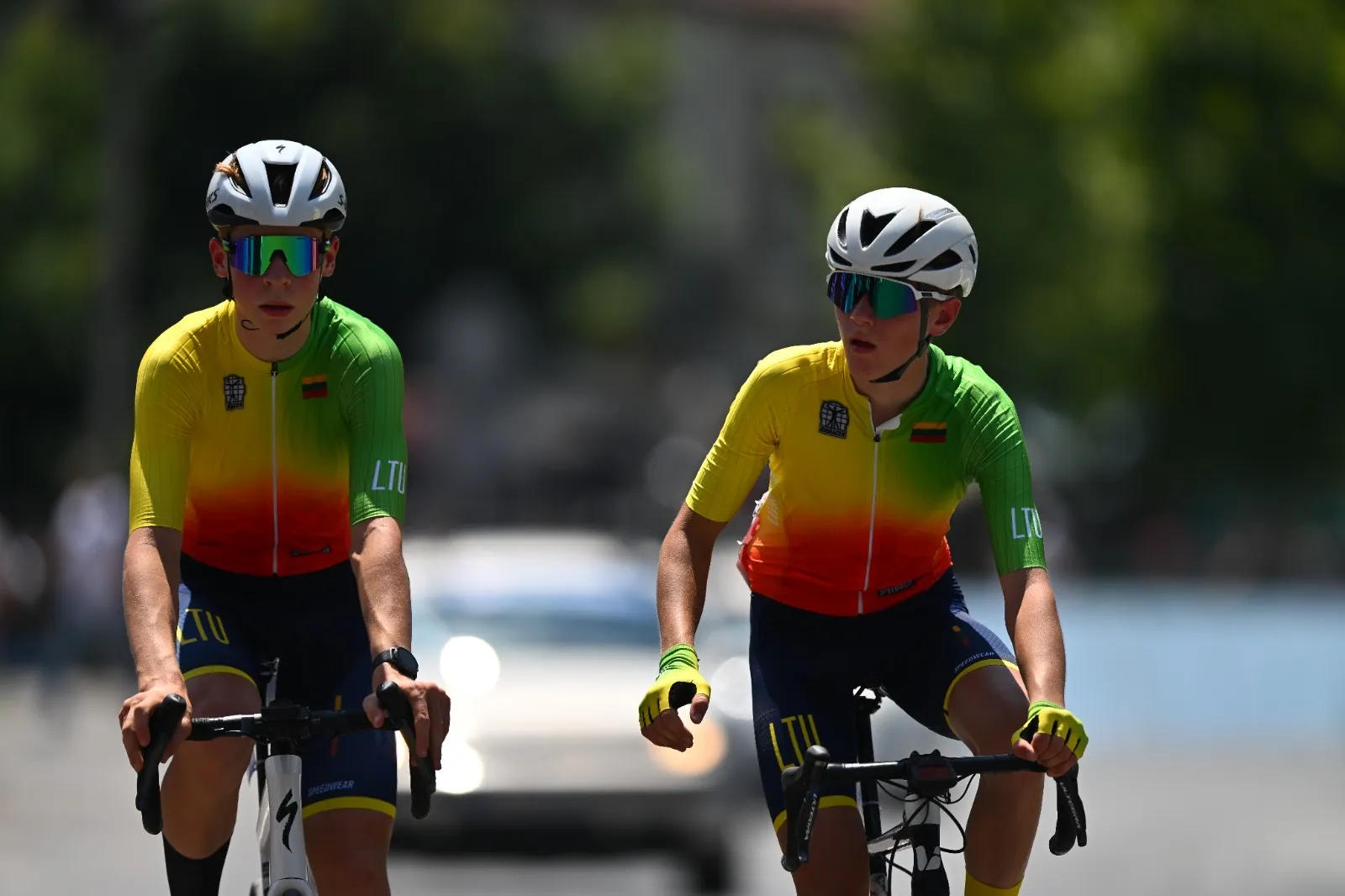H.Zaleskio ir M.Kubiliaus finišas. „Team Ireland“ nuotr. 