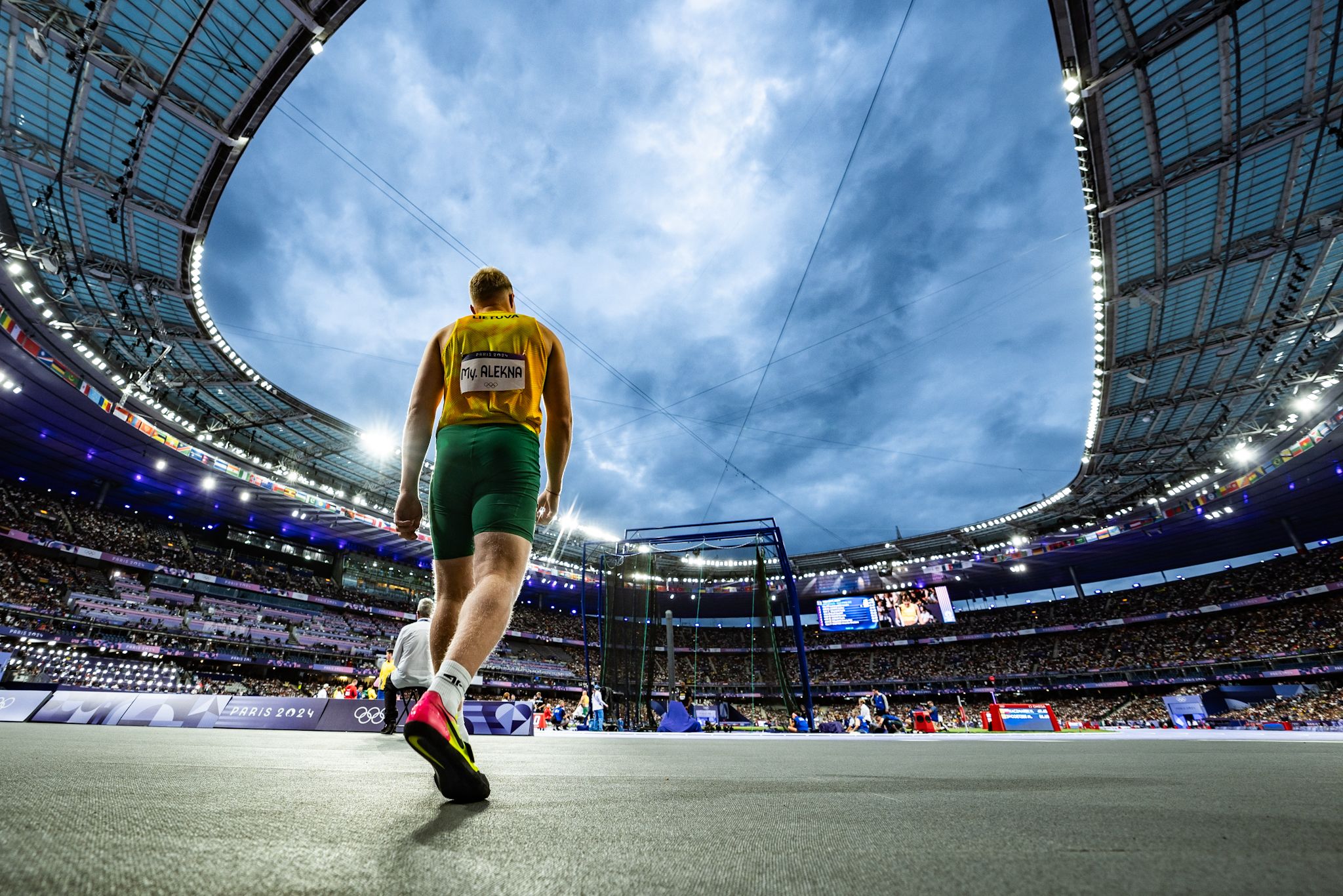 M.Alekna olimpiniame stadione. Vytauto Dranginio/LTOK nuotr.