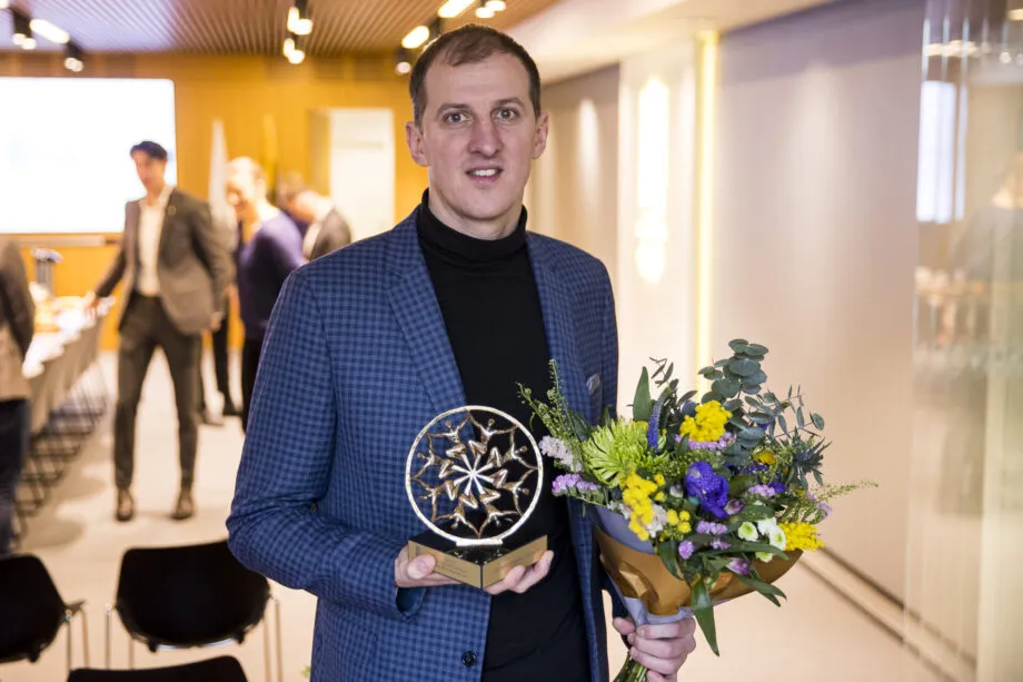 President of Lithuanian Swimming Federation S. Binevičius (R. Lukoševičius photo)