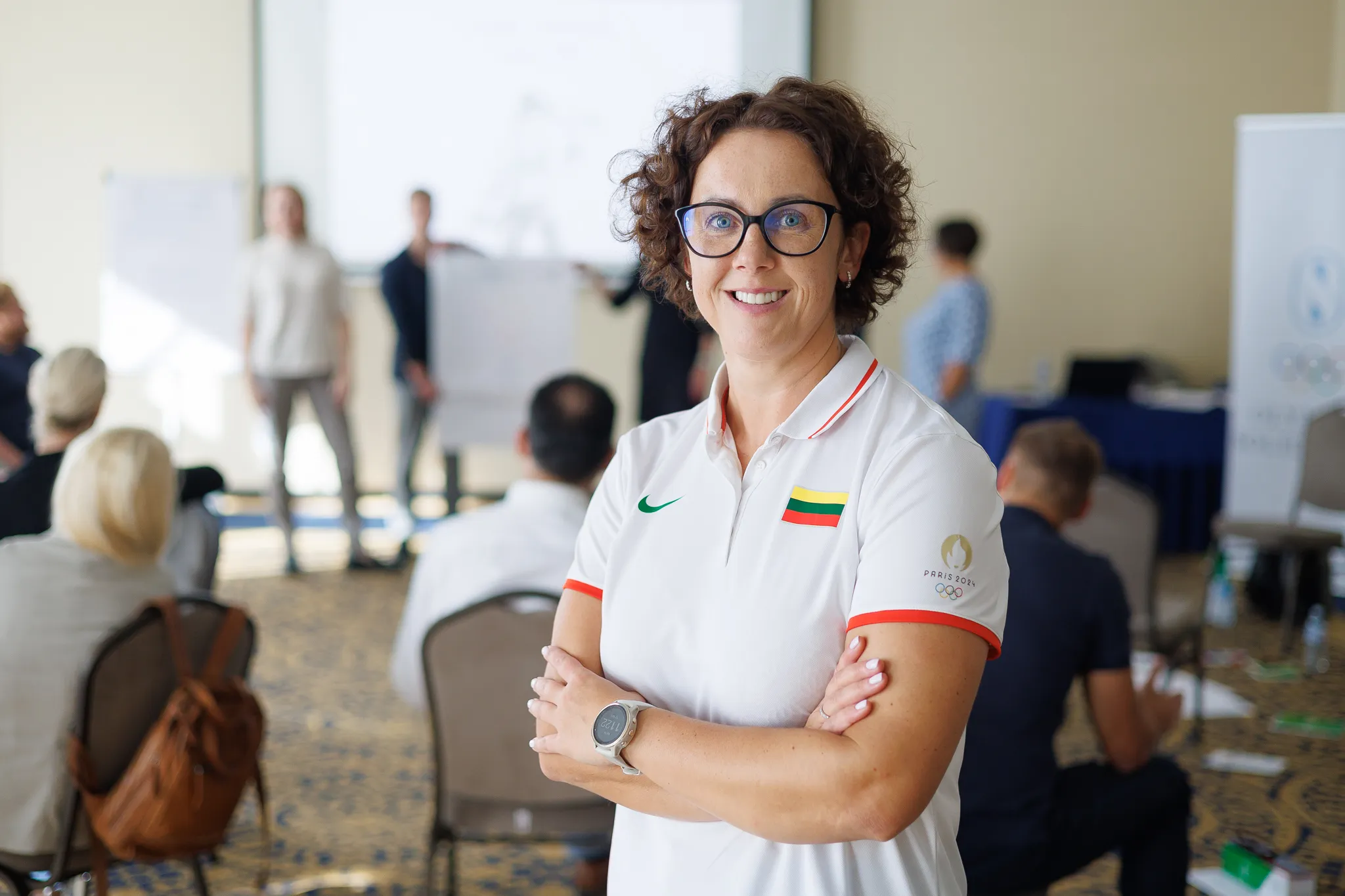 LTOK olimpinio sporto direktorė Agnė Vanagienė / Elvio Žaldario / LTOK nuotr.