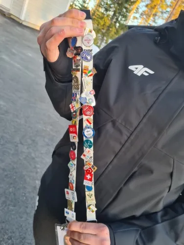 V. Kapancovos surinkti ženkliukai.