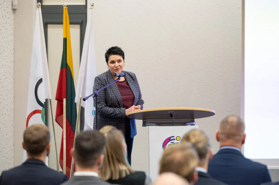 LTOK prezidentė Daina Gudzinevičiūtė (Sauliaus Čirbos nuotr.).