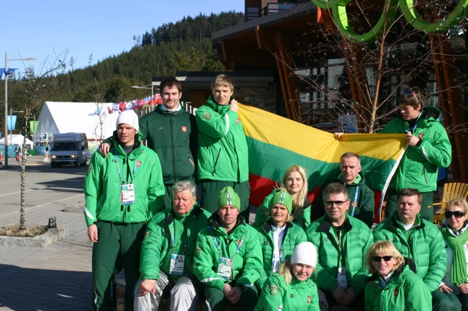 Lietuvos atstovai 2010 m. Vankuverio žaidynėse.
