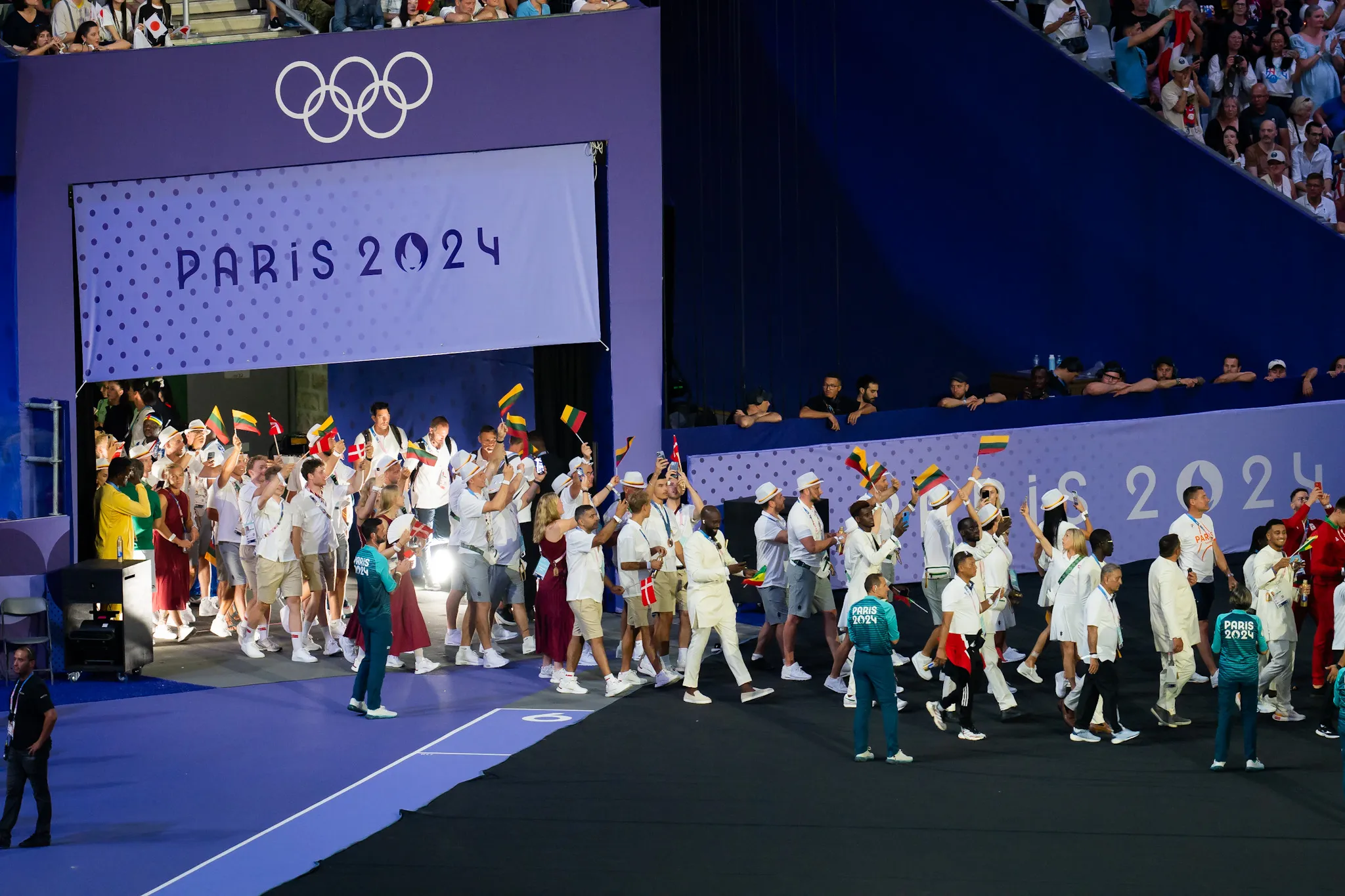 Lietuvos delegacija uždarymo ceremonijoje / Kipro Štreimikio/LTOK nuotr.