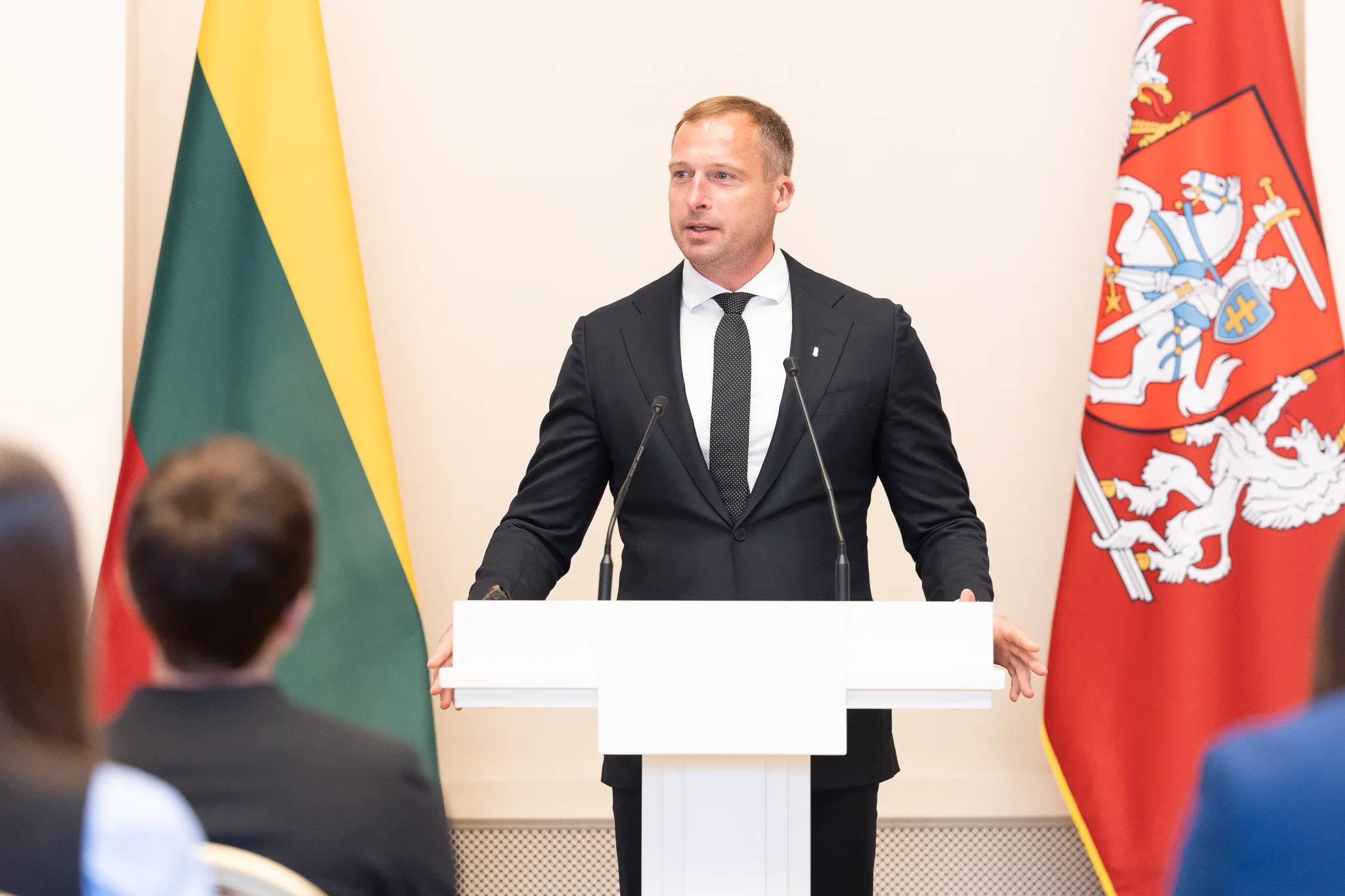 Lietuvos tautinio olimpinio komiteto generalinis sekretorius, olimpinis vicečempionas Mindaugas Griškonis / S. Čirbos nuotr.