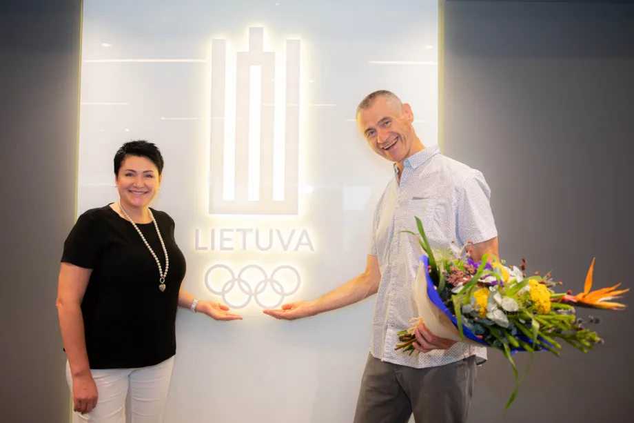 D. Gudzinevičiūtė ir R. Ubartas (A. Pliadžio nuotr.).