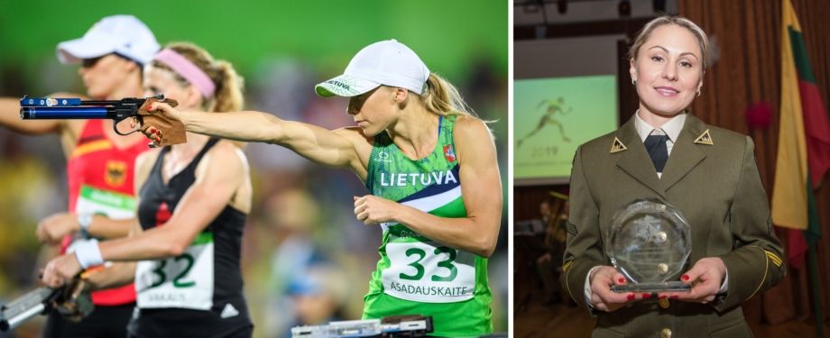 L.Asadauskaite-Zadneprovskiene dalyvauja ir oficialiuose KASP renginiuose, ir mokymuose, o ginklu nuolat naudojasi per varžybas.  Alfredo Pliadžio, Vytauto Dranginio nuotr.