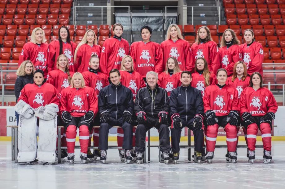 Lietuvos moterų ledo ritulio rinktinė (hockey.lt nuotr.)