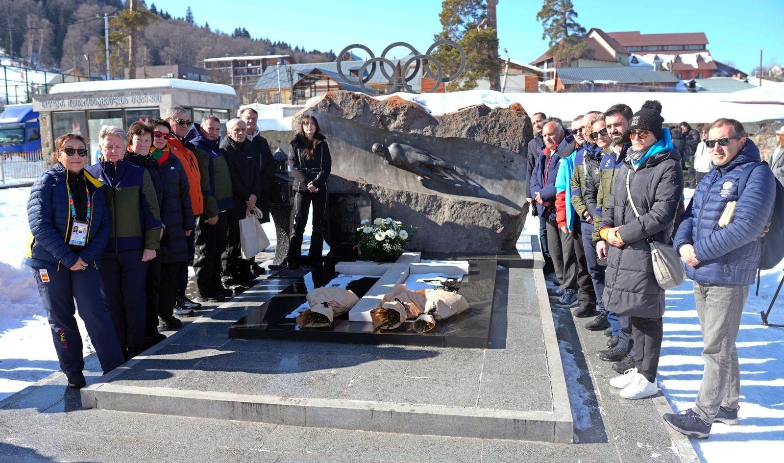 LTOK prezidentė dalyvavo tragiškai žuvusio kartvelo pagerbime