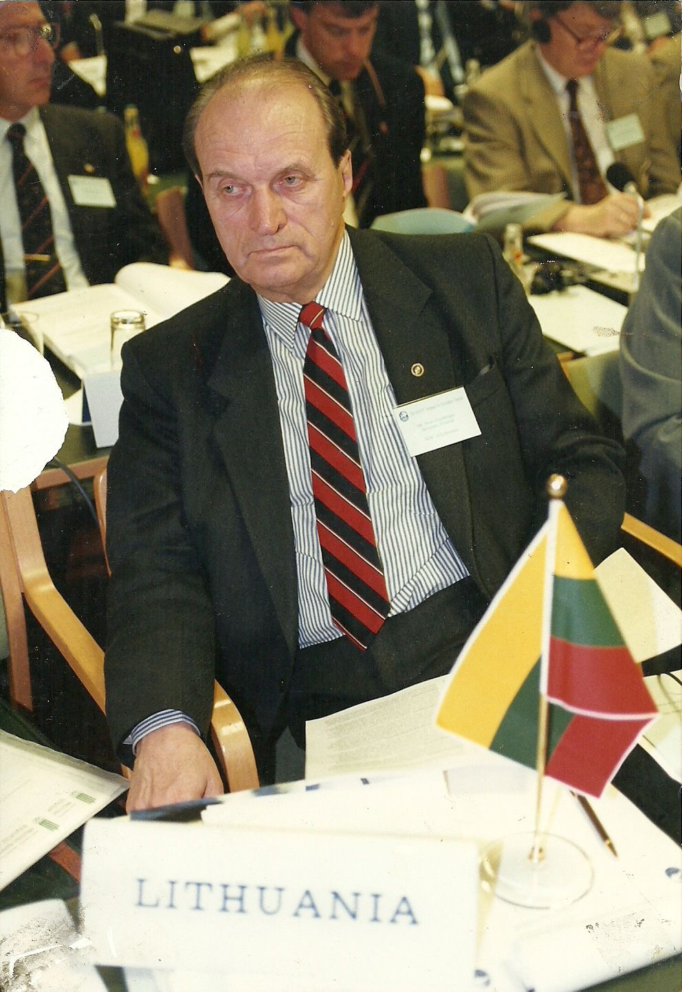 Vienintelis Lietuvos sporto atstovas Los Andželo žaidynėse – Tarptautinės rankinio federacijos delegatas vilnietis J.Grinbergas