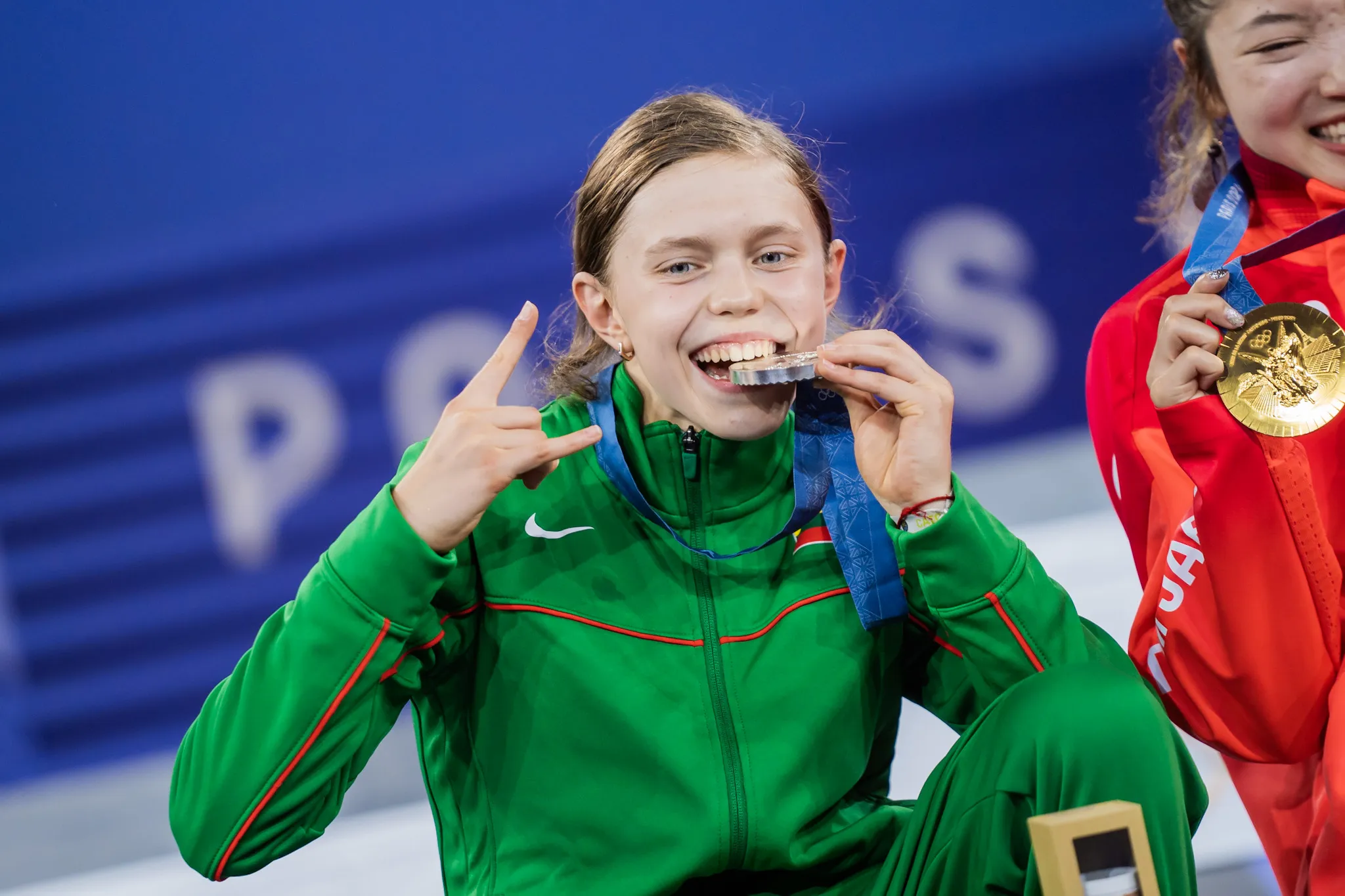 Paryžiaus olimpinių žaidynių sidabrą iškovojusi breiko šokėja Dominika Banevič / Kipro Štreimikio/ LTOK nuotr.