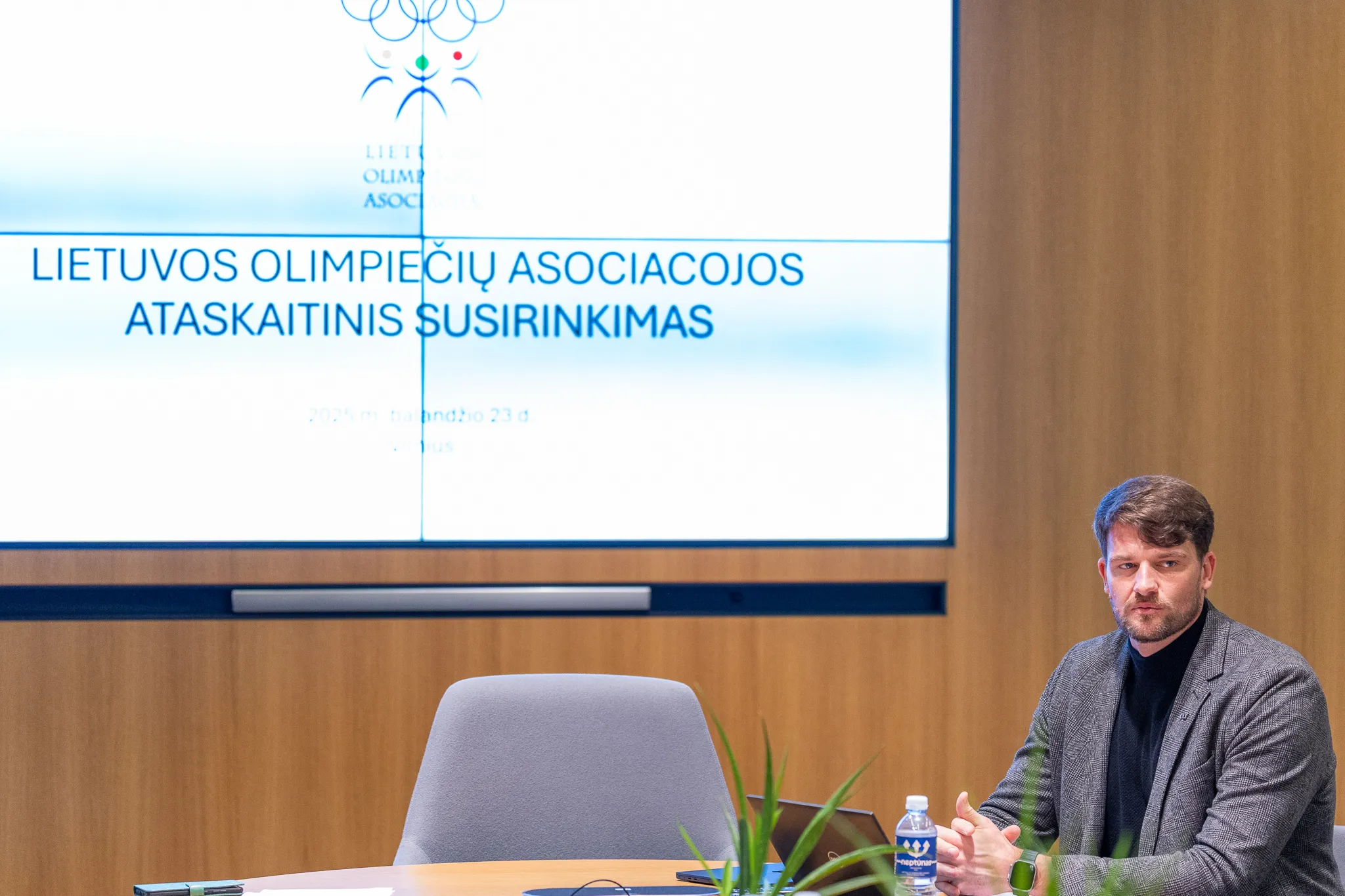 Lietuvos olimpiečių asociacijos prezidentas Saulius Ritteris / Siauliaus Čirbos nuotr.
