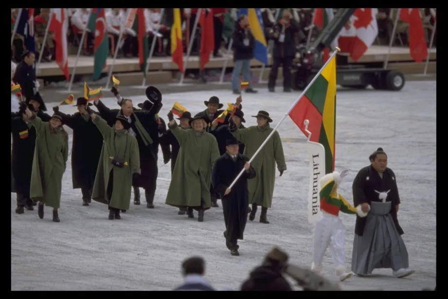 Lietuvos delegacija 1998 m. Nagane.