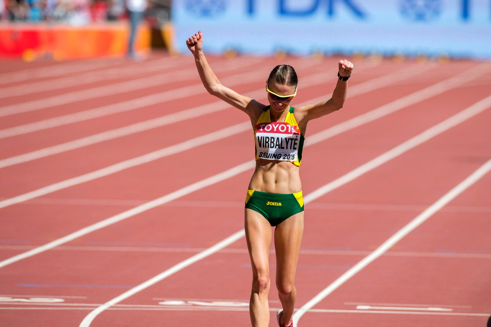 Brigita Virbalytė-Dimšienė pasaulio čempionate, 2015 m. / Alfredo Pliadžio nuotr.