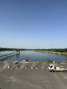 Paryžiaus žaidynių irklavimo kanalas.
