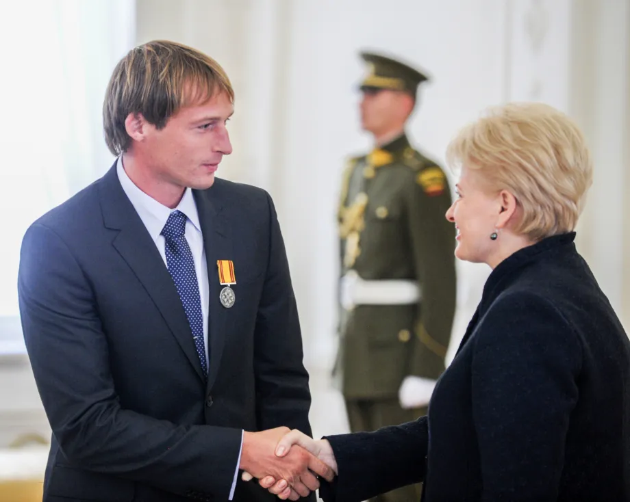 M.Griškonis yra gavęs ir valstybės apdovanojimų (Alfredo Pliadžio nuotr.)