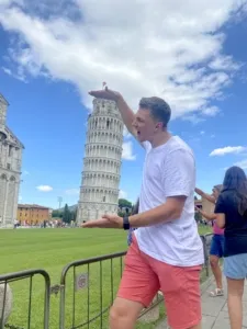 Ieties metikas E.Matusevičius keliavo po Italiją.