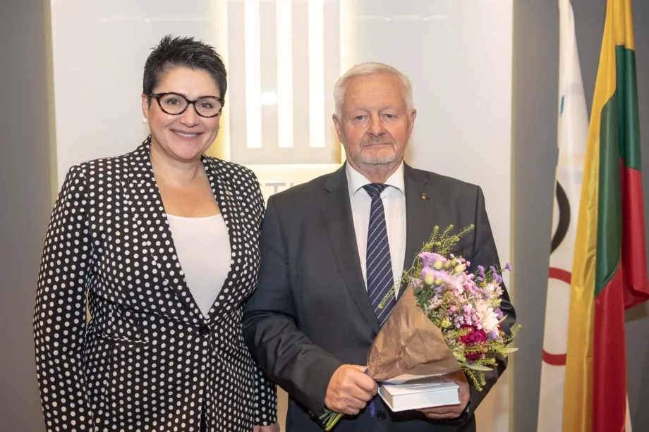 D. Gudzinevičiūtė ir A. Grabnickas (A. Pliadžio nuotr.)