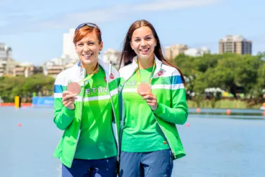 Didžiausias karjeros laimėjimas – 2016 m. Rio de Žaneire drauge su D.Vištartaite iškovota olimpinė bronza. Vytauto Dranginio nuotr.