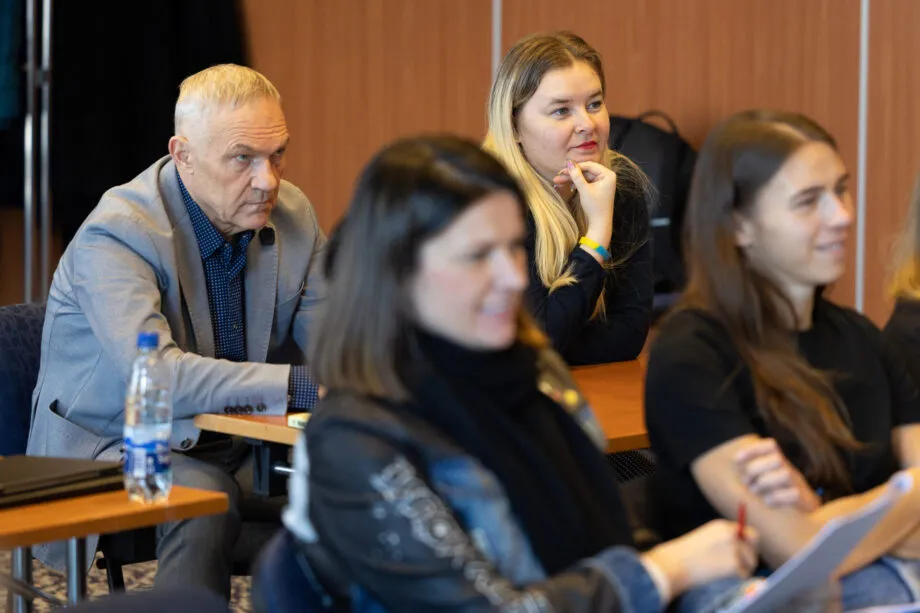 Mokymus stebėjo projekto dalyvių mentoriai (S. Čirbos nuotr.)