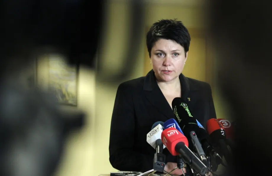 D. Gudzinevičiūtės interviu po LTOK prezidento rinkimų 2012-aisiais (A. Pliadžio nuotr.).