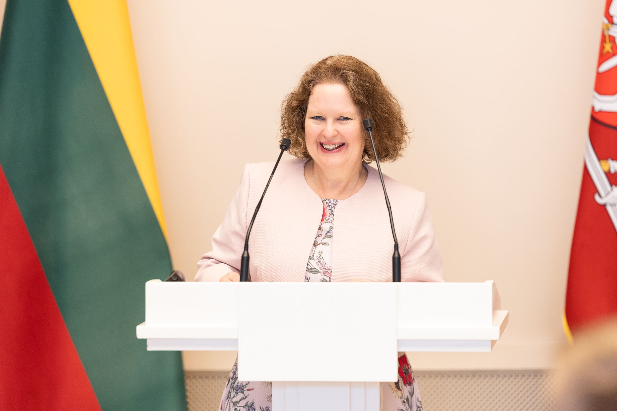 Jungtinės Karalystės ambasadorė Lietuvoje Elizabeth Boyles / S. Čirbos nuotr.