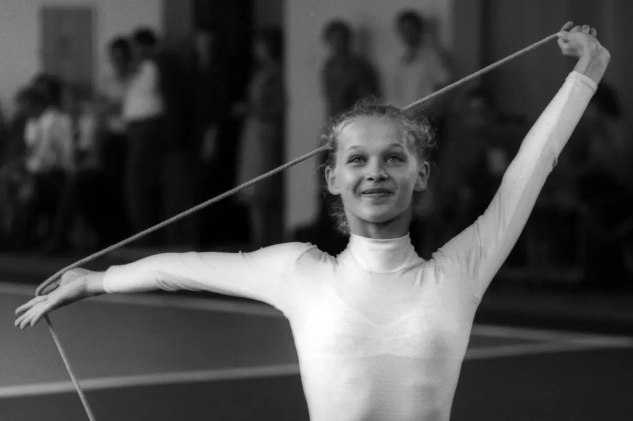 Labiausiai tituluota Lietuvos gimnastė D.Kutkaitė (Alfredo Pliadžio nuotr.)