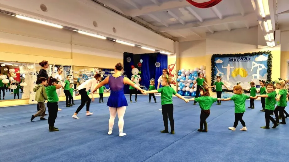 Kalėdos gimnastikos klube „Skrydis“
