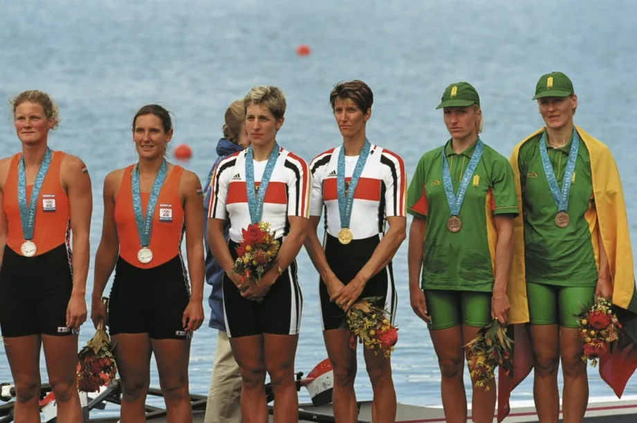 Prizininkės (Clive Brunskill nuotr.)