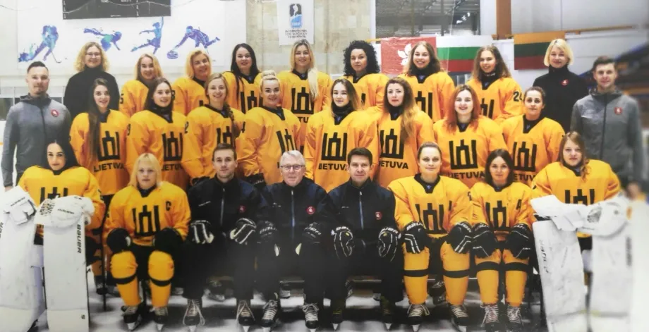 Lietuvos moterų ledo ritulio rinktinė. Hockey.lt nuotr.