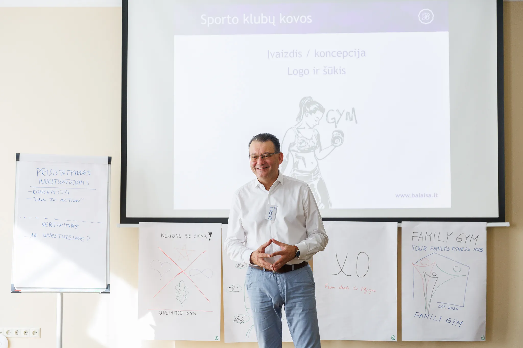 Lauras Balaiša pravedė strateginio planavimo sporto organizacijoje vadybinį žaidimą / Elvio Žaldario/ LTOK nuotr.