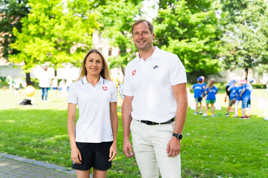 Laura Asadauskaitė-Zadneprovskienė ir Mindaugas Griškonis / Kipro Štreimikio nuotr.
