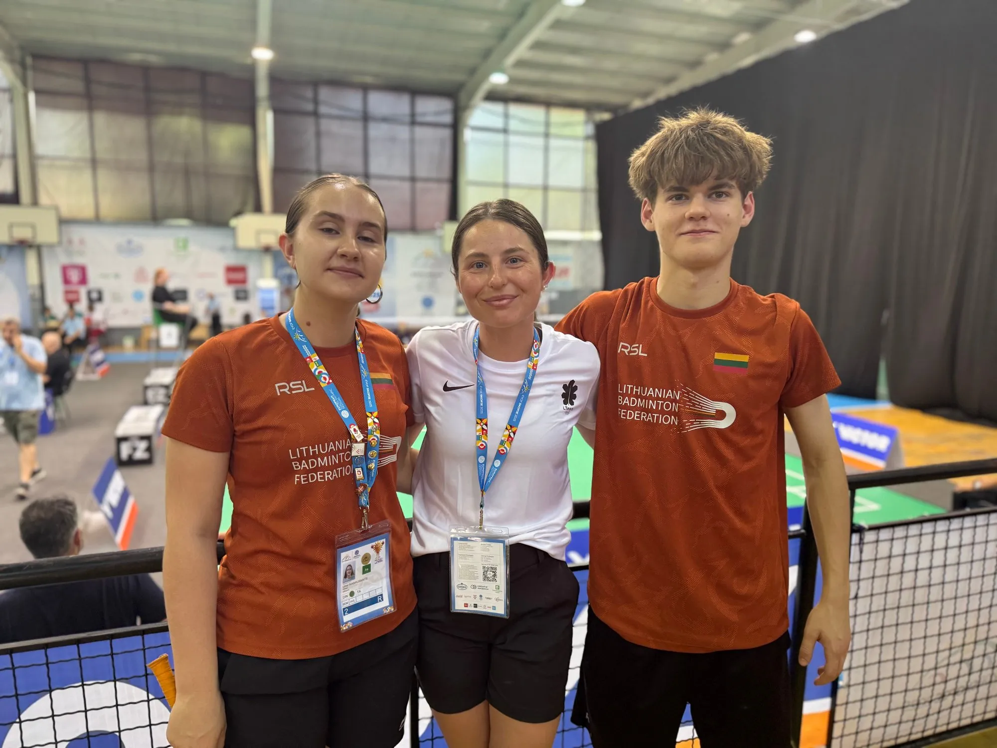 Badmintonininkų komanda. LTOK nuotr.